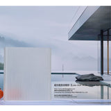 Low-Iron ‌Wide-ribbed Sandblasted
